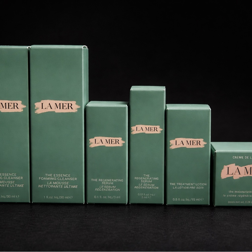 La Mer Skincare Collection - Elegant Green Lot of 6